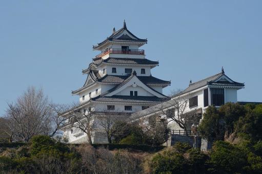とある日の唐津城2 とある日の唐津城2 唐津城,唐津,佐賀の写真素材