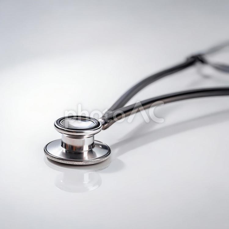 ヘルスケアを象徴する聴診器 聴診器,医療,医者の写真素材