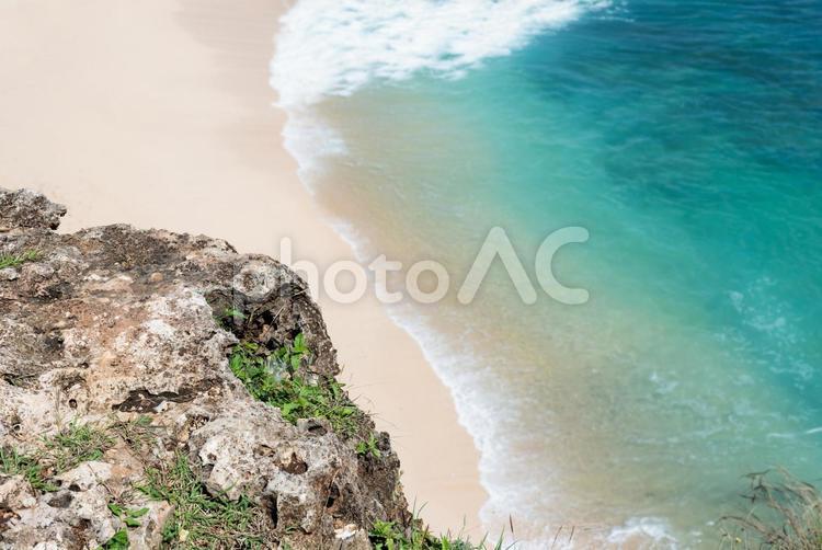 海と砂浜 海,青,砂浜の写真素材