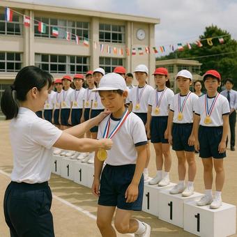 平等にみんな一等賞の運動会 平等にみんな一等賞の運動会の写真