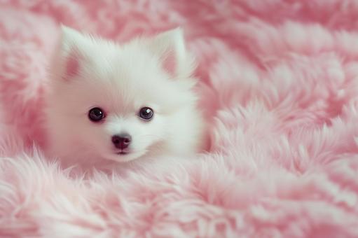 犬ともふもふ 犬ともふもふの写真