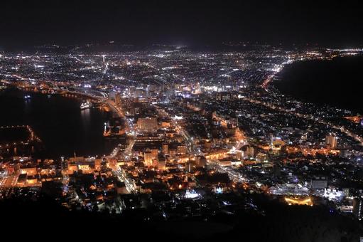 函館の夜景 函館の夜景 夜景,風景,夜の写真素材