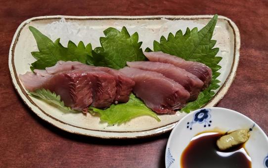 刺身 刺身,キハダマグロ,新鮮の写真素材