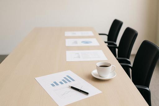 モダンな会議室の静けさの写真