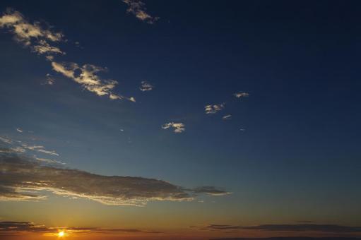 夕焼け空 夕焼け空の写真