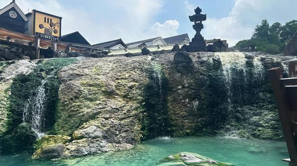 群馬県草津市の湯畑の写真1 群馬県草津市の湯畑の写真1 群馬,草津,温泉の写真素材