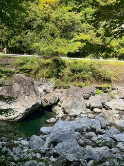 みたらい渓谷 みたらい渓谷 みたらい渓谷,渓谷,川の写真素材