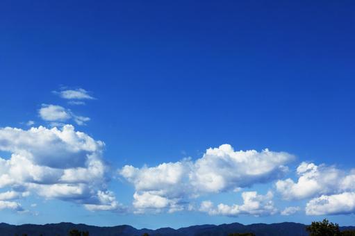 秋の空11 秋の空11 秋,青空,空の写真素材