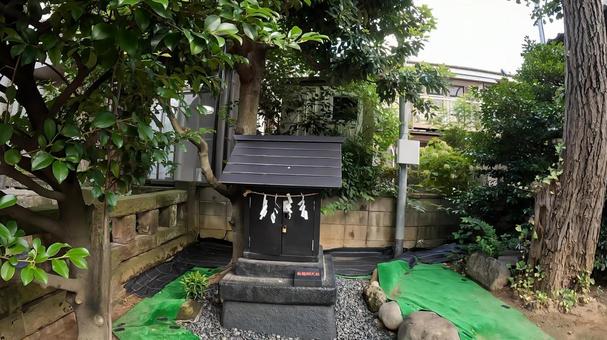 東京都足立区綾瀬４丁目　綾瀬稲荷神社 東京,足立区綾瀬,綾瀬稲荷神社の写真素材