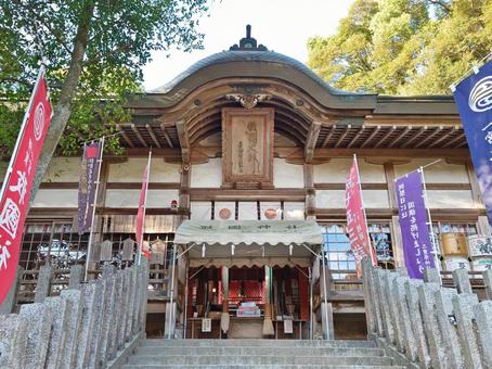 三重県-敢國神社-拝殿 敢國神社,神社,伊賀国の写真素材