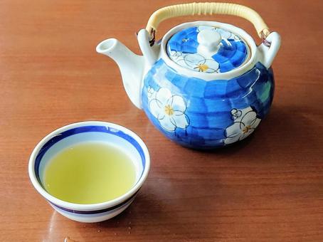 日本茶 緑茶,日本茶,湯呑みの写真素材