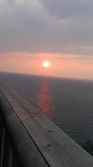 Photo, sea, sun, sink, 