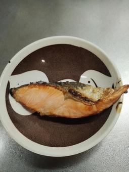 焼き鮭b 焼き鮭bの写真