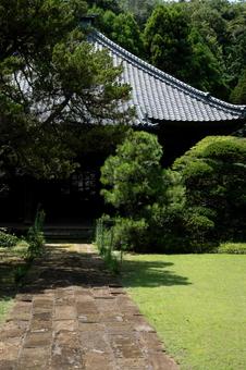 ［神奈川県鎌倉市］寿福寺 鎌倉,寿福寺,参道の写真素材