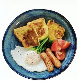 朝食 朝食 朝食,朝ごはん,目玉焼きの写真素材