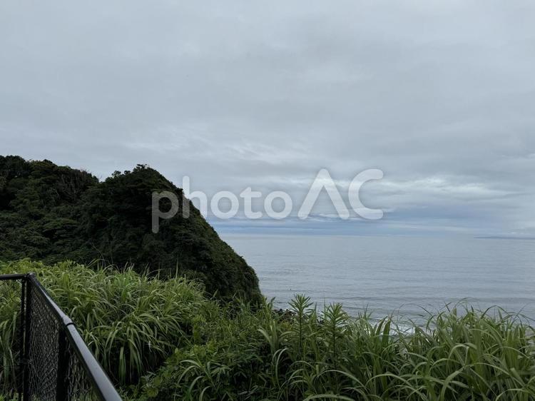 曇りの日の海 海,うみ,ウミの写真素材