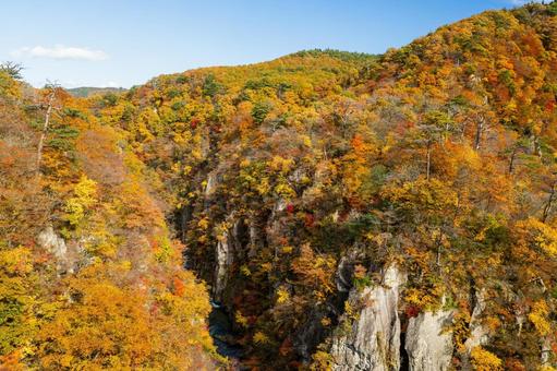 鳴子峡の秋-Vol.4(31) 渓谷,峡谷,鳴子峡の写真素材