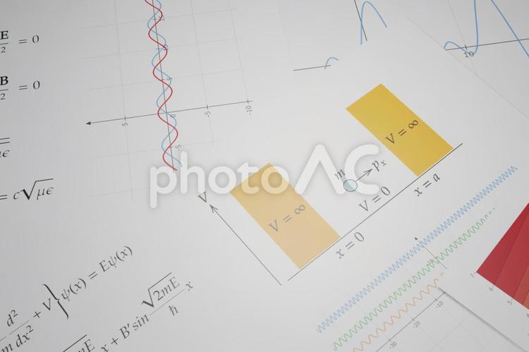 物理学のイメージ 物理学,計算,式の写真素材