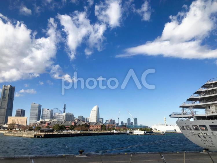 横浜　大さん橋③ 大さん橋,みなとみらい,横浜の写真素材