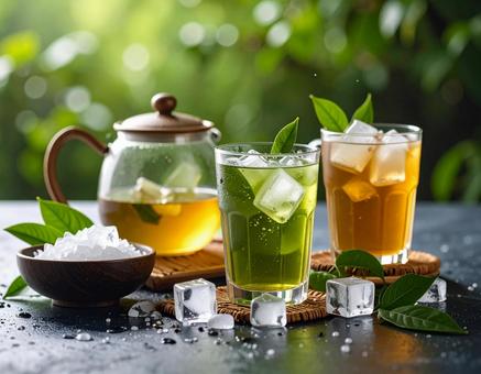 夏のお茶 夏のお茶の写真