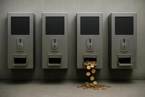機械と金貨(選択と利益) 機械と金貨(選択と利益)の写真