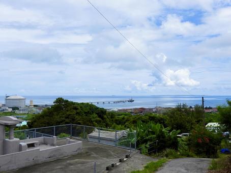沖縄県中頭郡中城村伊舎堂の風景 沖縄県中頭郡中城村伊舎堂の風景の写真