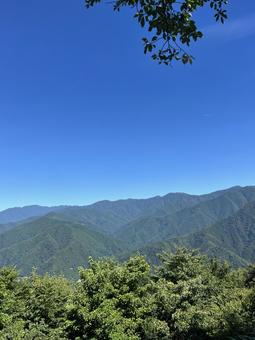 夏の奥多摩の山並み3 夏の奥多摩の山並み3 山中湖,富士山,富士五湖の写真素材