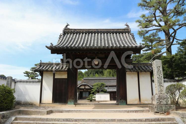 日照山国分寺 寺,岡山,倉敷の写真素材
