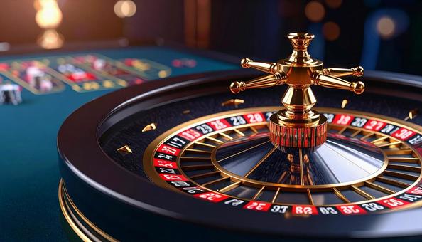 カジノのルーレットの写真