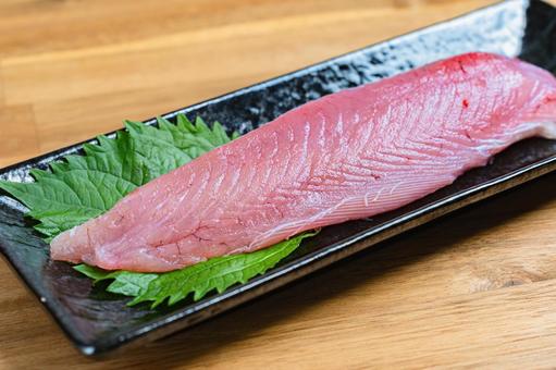 キメジマグロの短冊 キメジマグロ,短冊,キハダマグロの写真素材