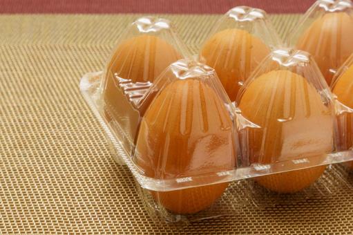 卵パック 赤玉 卵パック 赤玉 たまご,赤玉,生卵の写真素材
