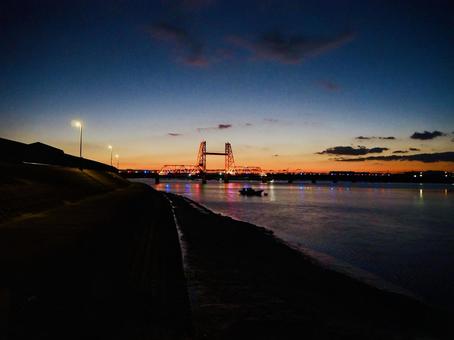 筑後川昇開橋 筑後川昇開橋の写真