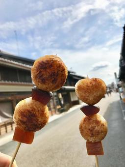 食べ歩き 食べ歩きの写真