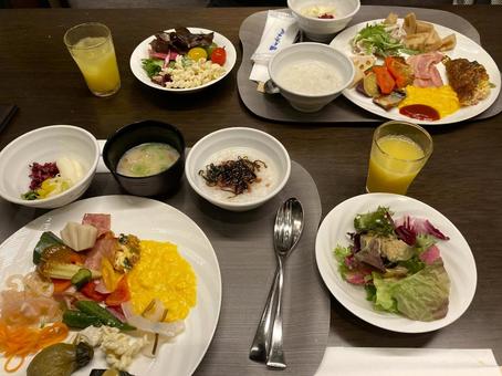ホテルのあさごはん ホテルのあさごはん 朝ごはん,モーニング,レストランの写真素材