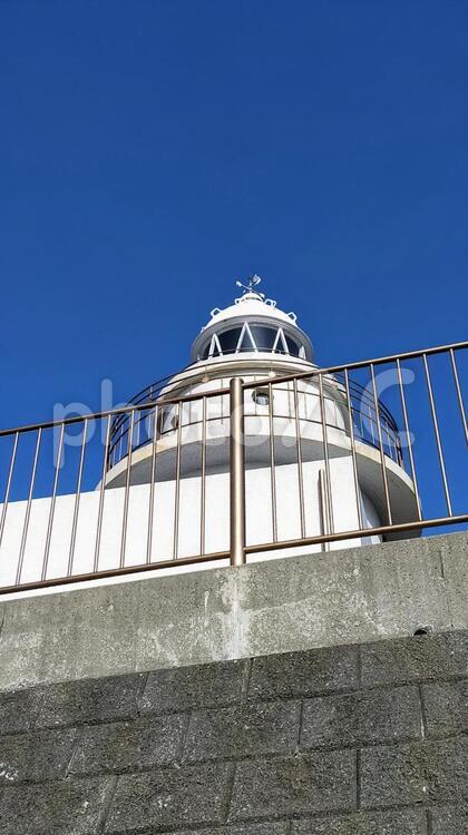 石廊崎の白い灯台 テクスチャ,灯台,青空の写真素材