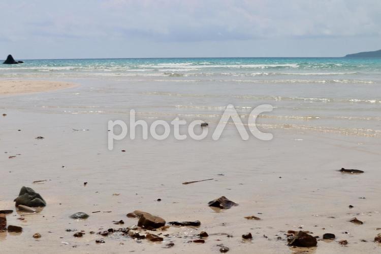 高浜海水浴場（長崎県五島列島福江島） 高浜海水浴場,ビーチ,砂浜の写真素材