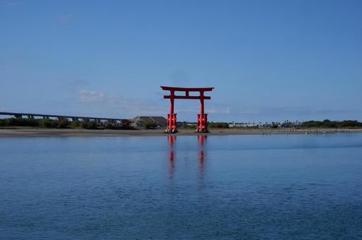 弁天島の風景 弁天島,島,浜名湖の写真素材