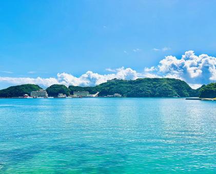 海(勝浦) 海(勝浦) 海,島,嶋の写真素材