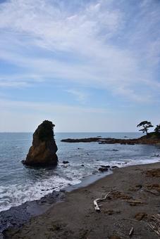 立石公園から見る海 立石公園から見る海 立石,秋谷,横須賀市の写真素材
