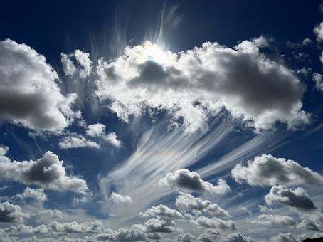 空と雲 空と雲 空,晴れ,自然の写真素材