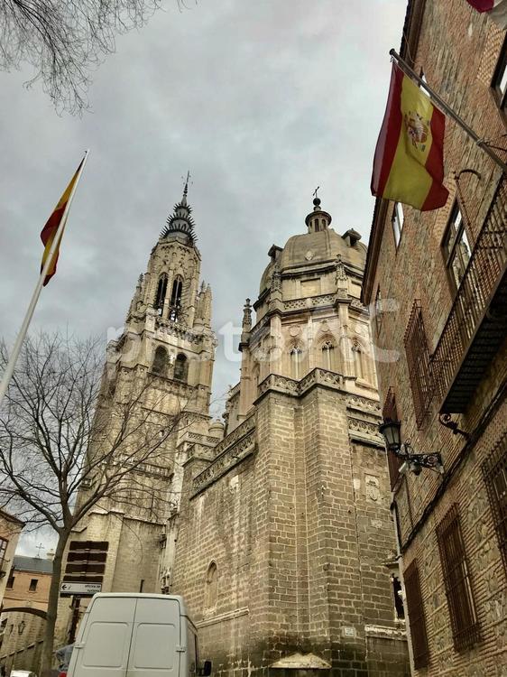 スペイン、トレドの歴史ある街並み 海外,ヨーロッパ,欧州の写真素材