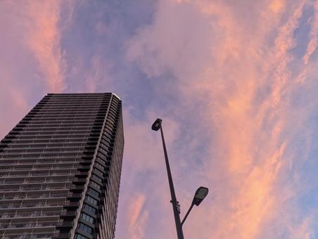 Building at dusk, JPG