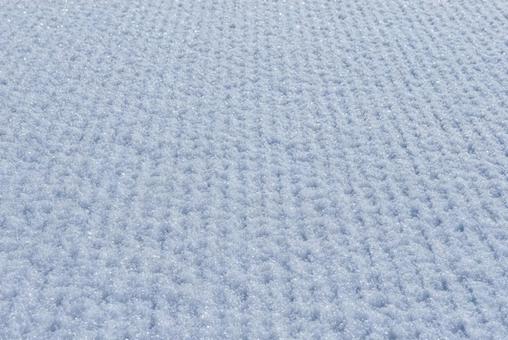 雪の表面にできた模様 雪の表面にできた模様の写真