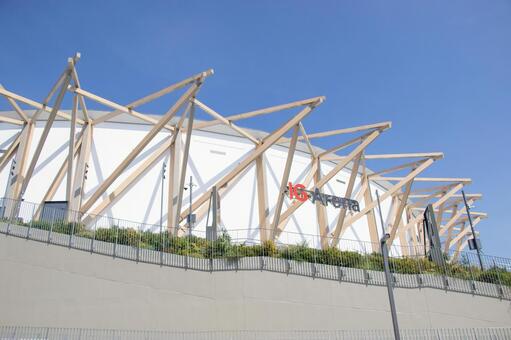 IGアリーナ 愛知国際アリーナ 愛知国際アリーナ,igアリーナ,スタジアムの写真素材