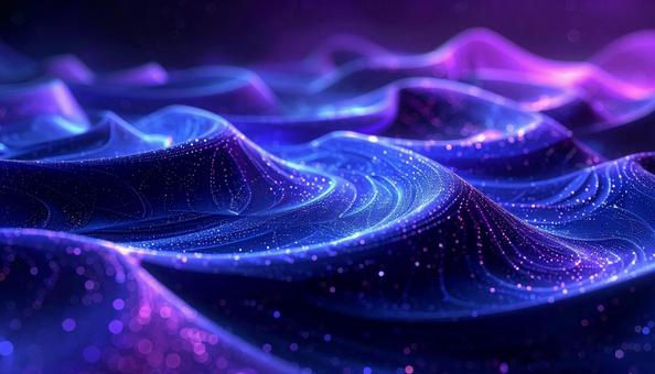 幻想的な波紋フラクタルアート 幻想的な波紋フラクタルアートの写真