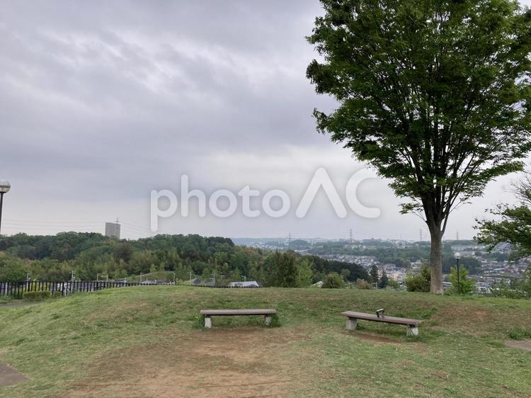堀之内沖ノ谷戸公園の展望台（八王子市） 堀之内沖ノ谷戸公園,展望台,八王子市の写真素材