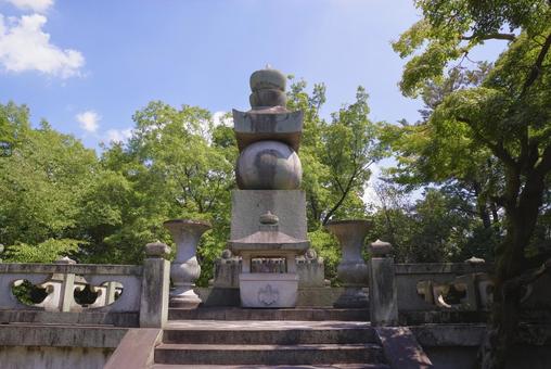 京都 豊国廟にある豊臣秀吉の五輪塔 京都 豊国廟にある豊臣秀吉の五輪塔 豊国廟,京都,豊臣秀吉の写真素材