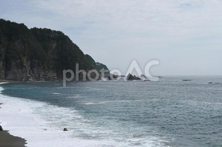夏の三陸海岸 夏,三陸,海岸の写真素材