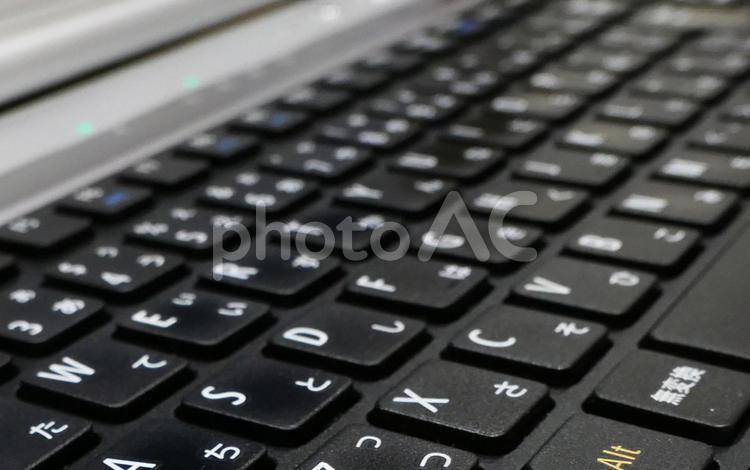 キーボード　リモートワーク　PC　イメージ2　素材 キーボード,パソコン,pcの写真素材