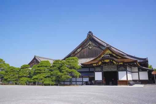 世界遺産 二条城の唐門と豪華な装飾 二条城,唐門,世界遺産の写真素材